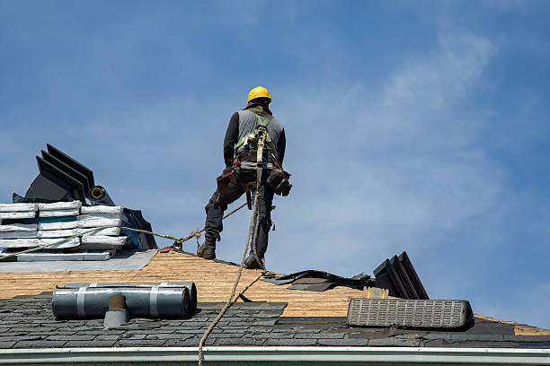 Professional Roof Replacement technician working in Woodland Park, CO